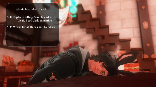 Alisaie head desk for all